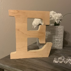 Epsilon- Wooden Greek Letter
