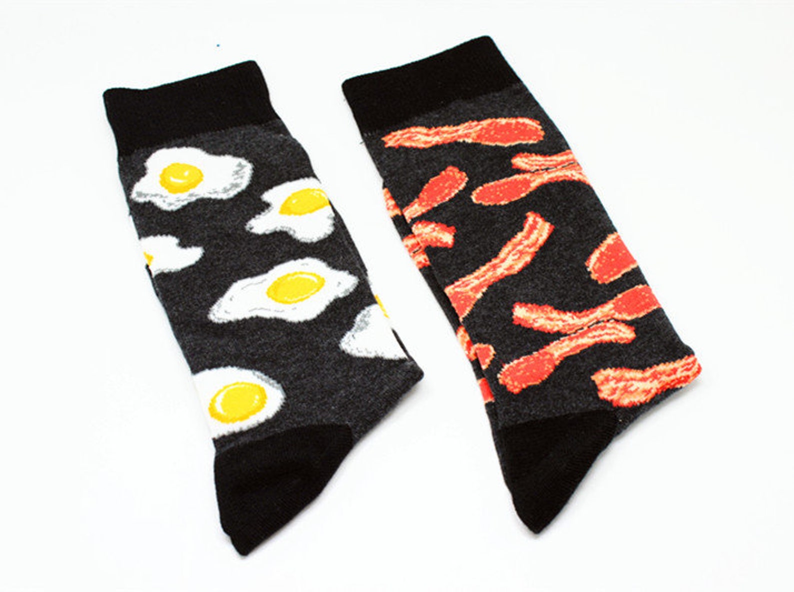 Eggs and Bacon Socks Unisex Novelty socks Fun food socks Etsy