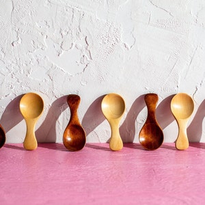 ELI Mini Kochlöffel | Gewürzlöffel | Nachhaltiges Holz | Speiselöffel | Salzschippchen