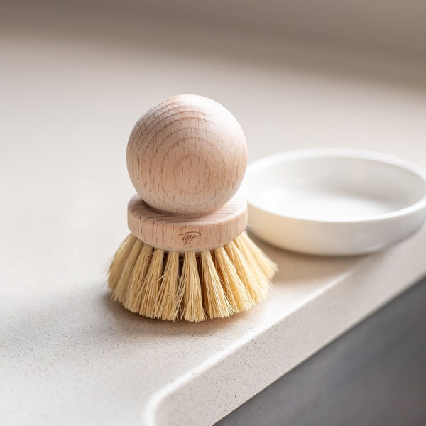 ZOE Beechwood Dish Scrub | Wooden Dish Scrub | Eco Friendly | Sustainable