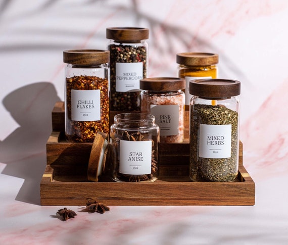 Glass jar 2024 for spices