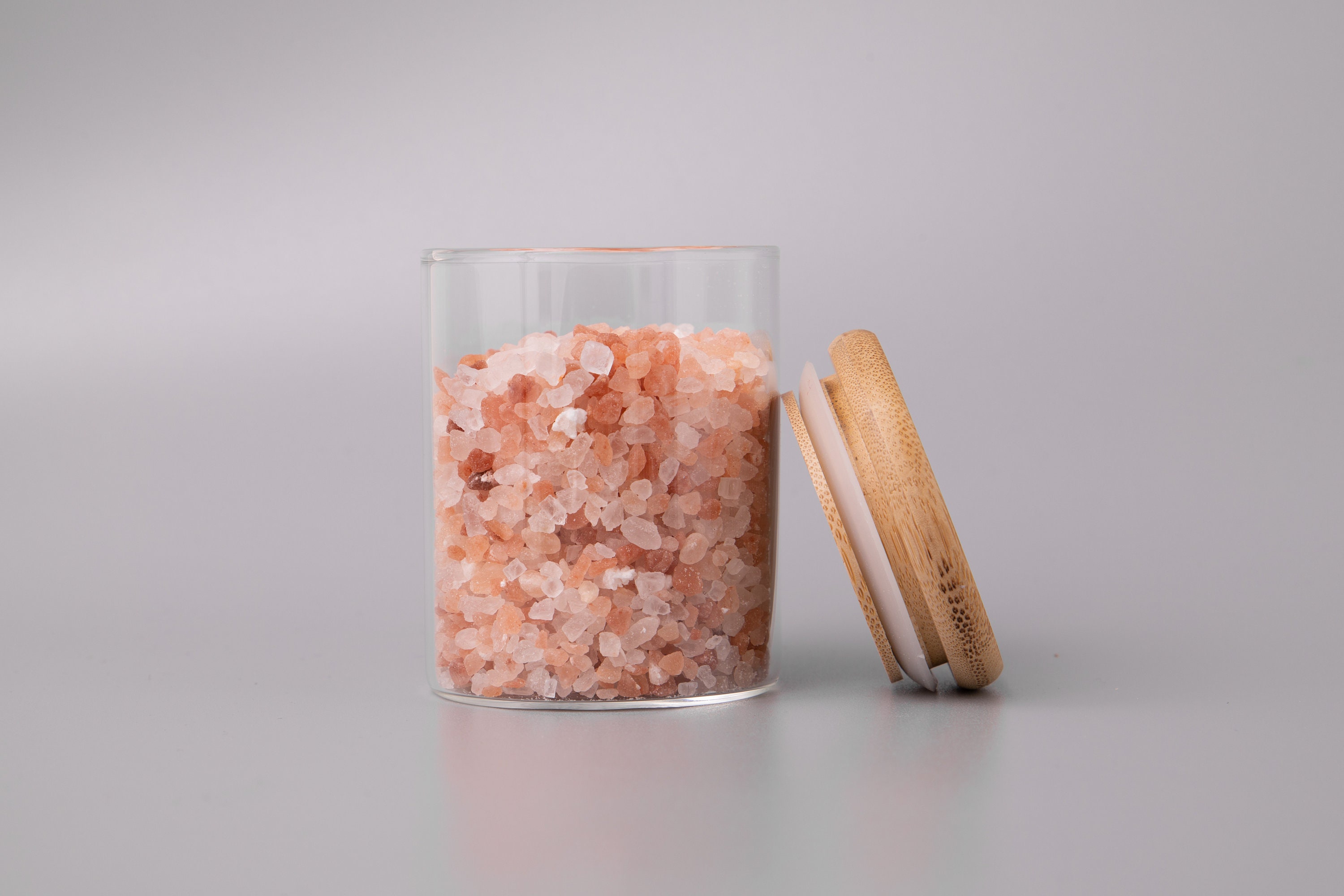 ANUKI Pots à épices en verre avec couvercle en bambou Format 200 ml  Organiser le garde-manger Etiquettes imperméables personnalisées -   France