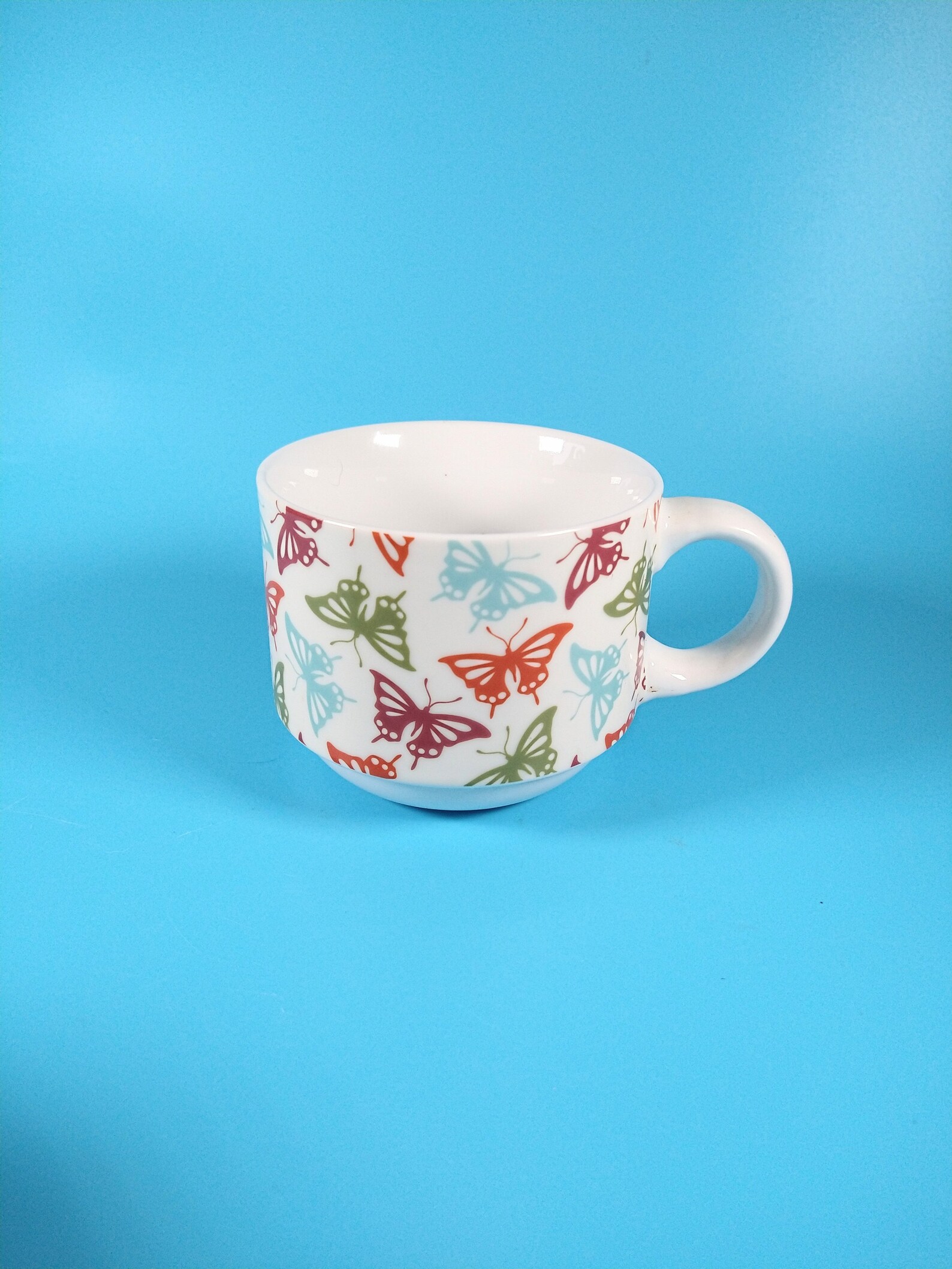 Set of 4 Pier One Imports Stackable Coffee Mugs Vintage Etsy