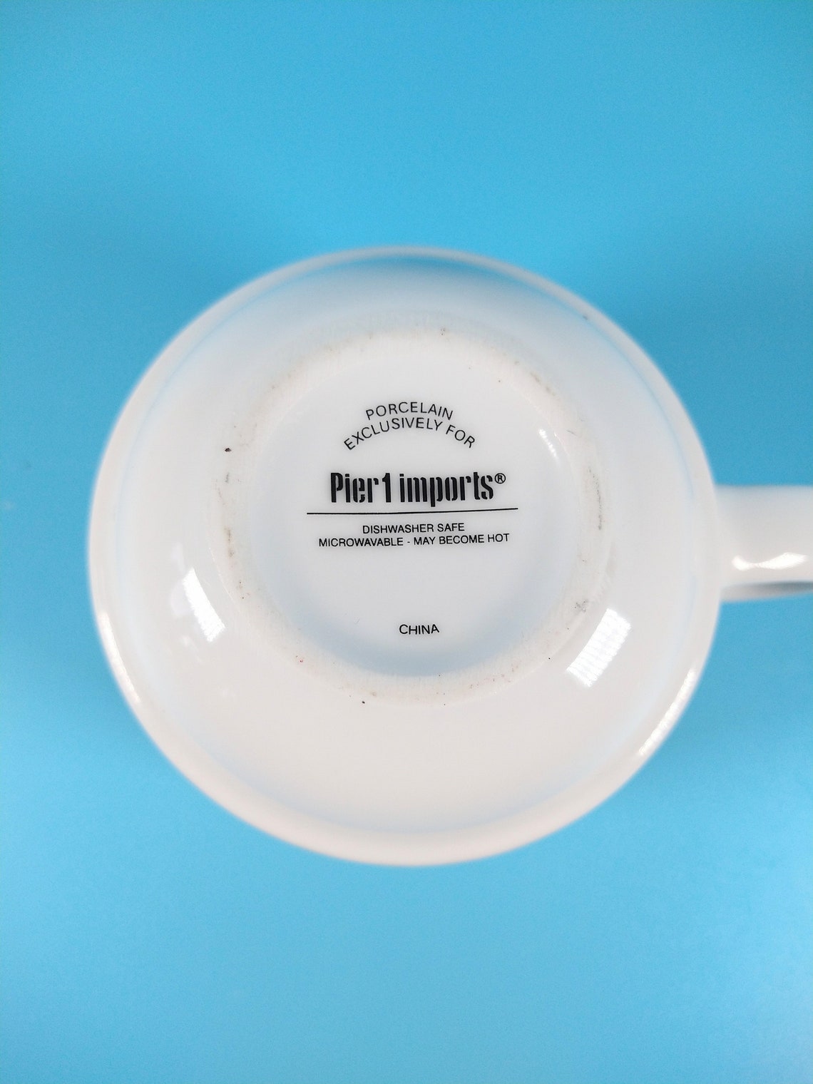 Set of 4 Pier One Imports Stackable Coffee Mugs Vintage Etsy