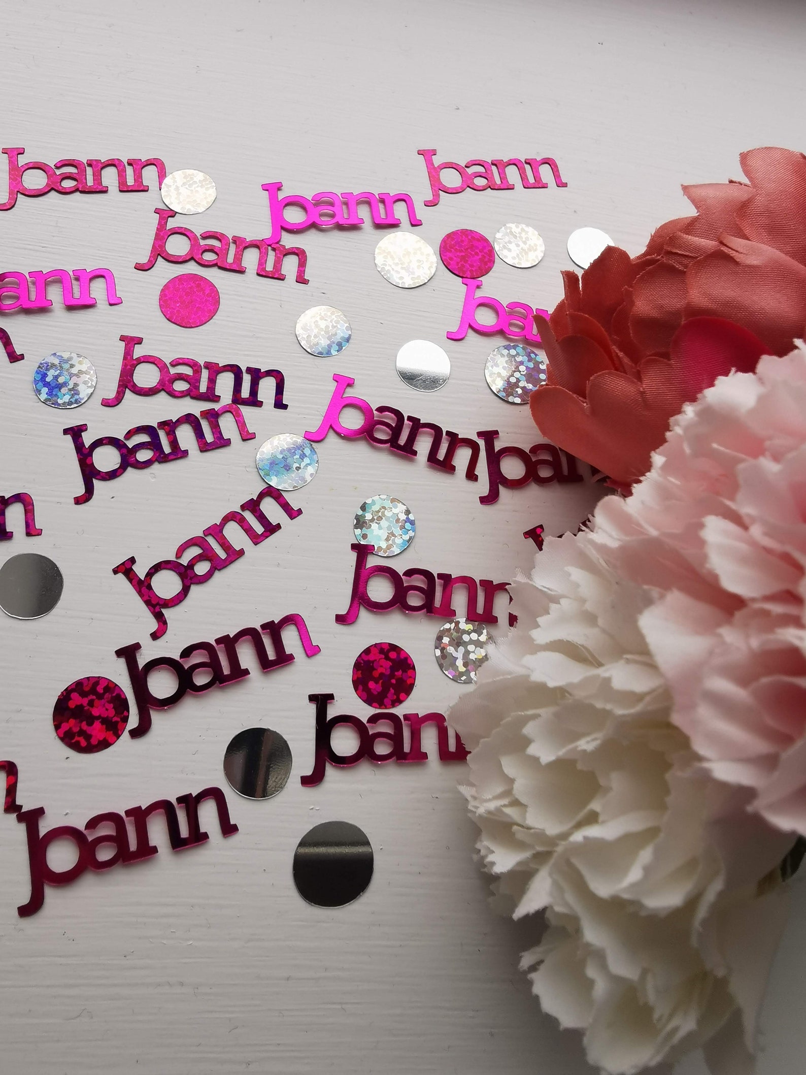 Personalised Name Confetti Etsy