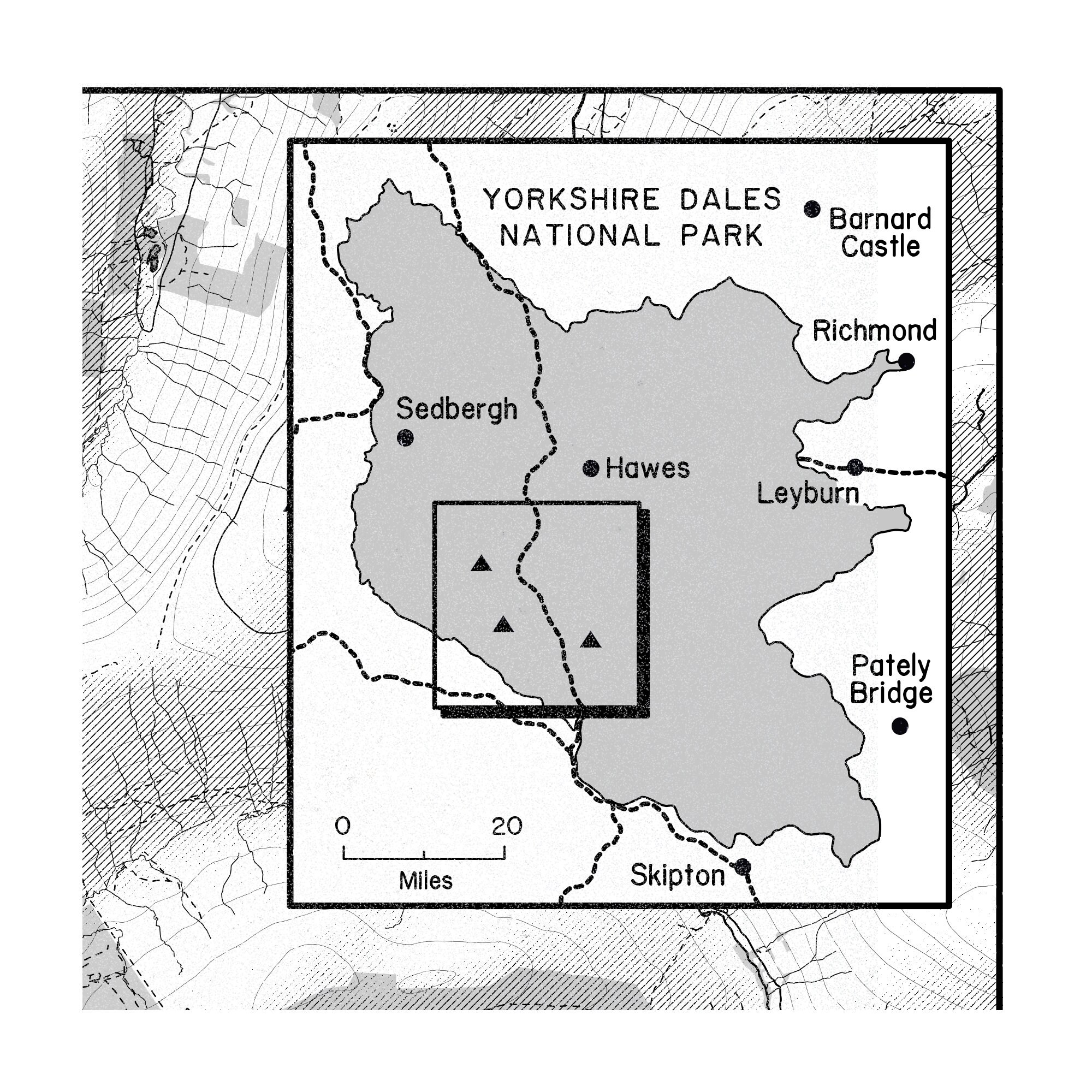 Yorkshire Three Peaks Challenge Yorkshire Dales National Etsy UK