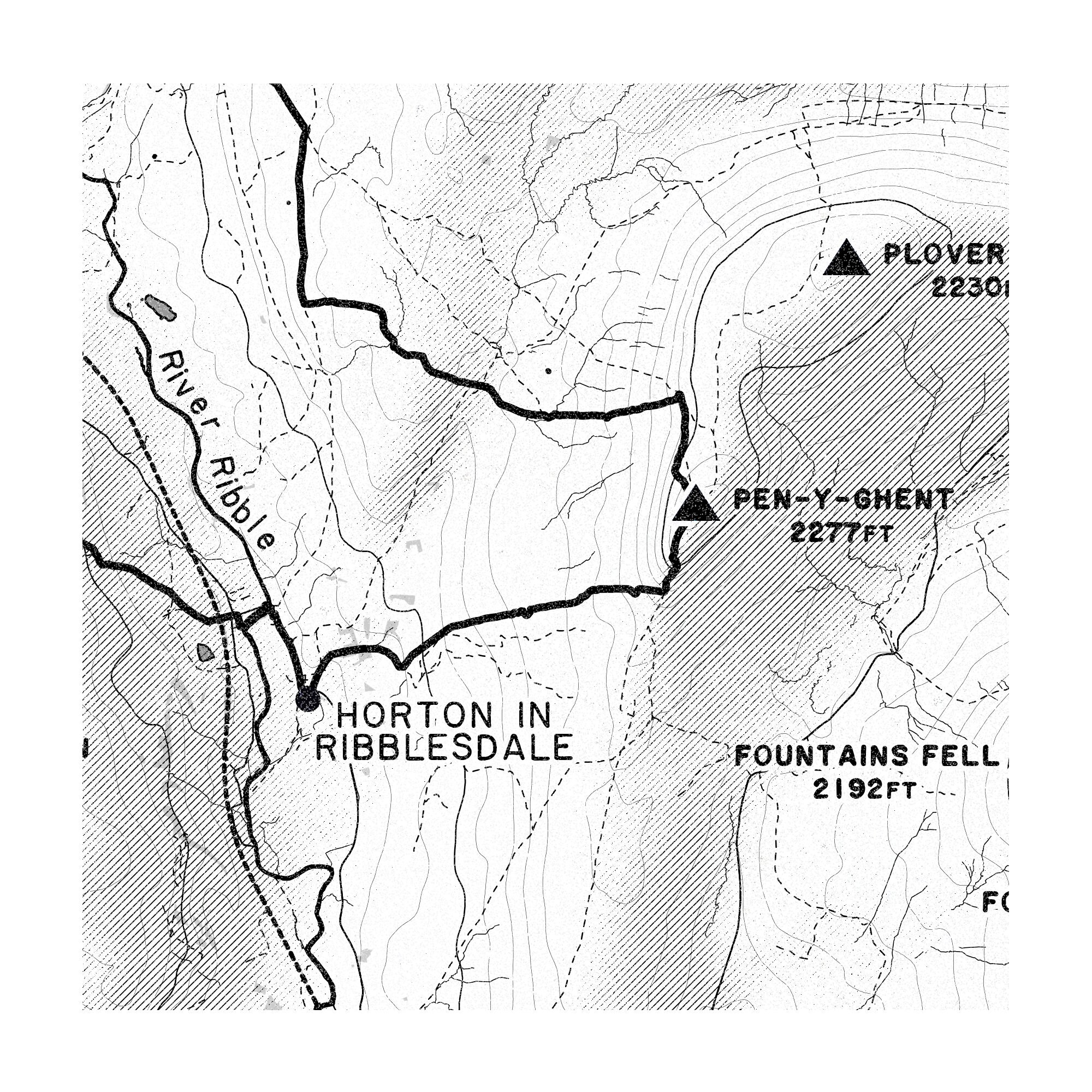 Yorkshire Three Peaks Challenge Yorkshire Dales National Etsy UK