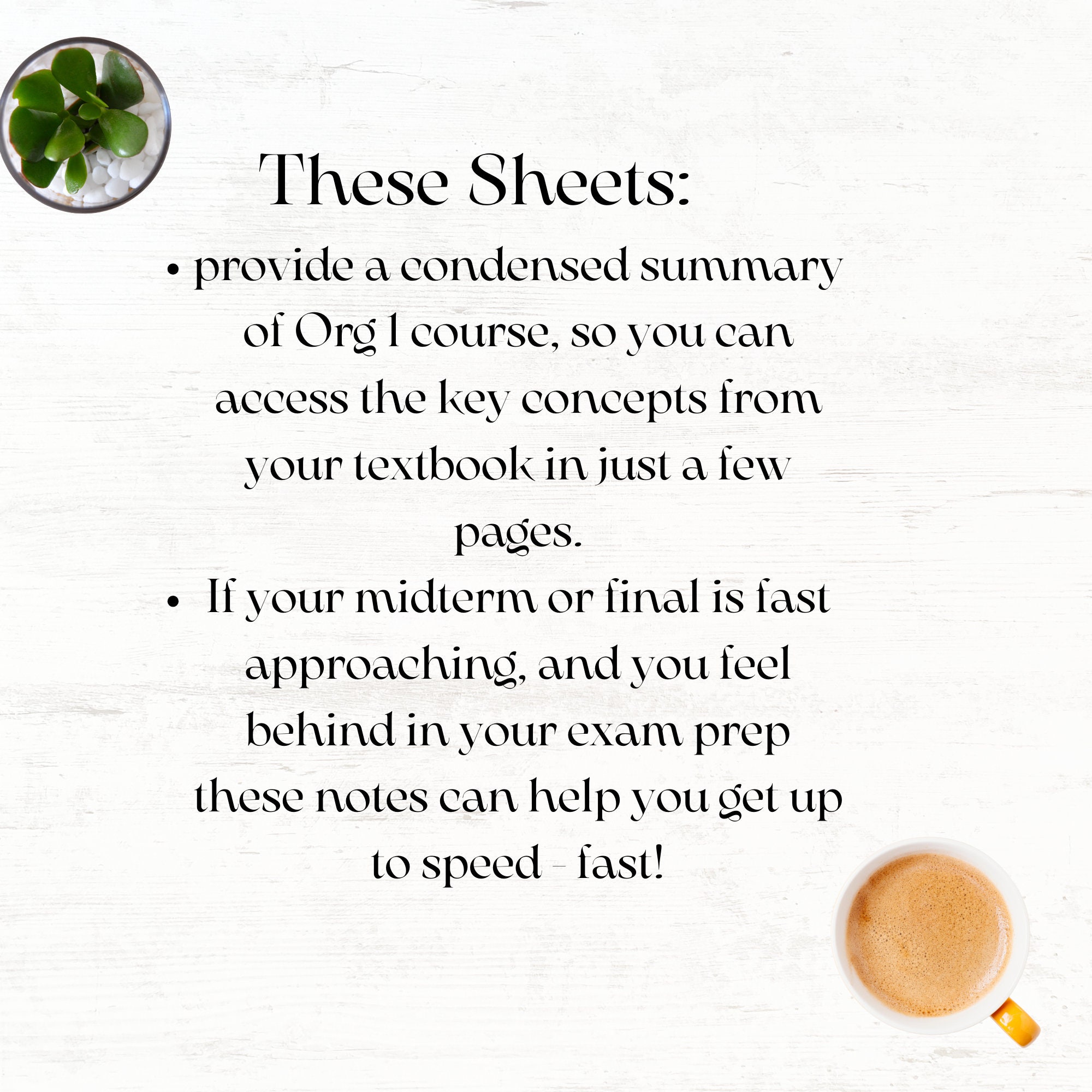 Organic Summary Example Organic 1 Summary Sheets, Summary Cheat Sheet Study Guides for Organic ...