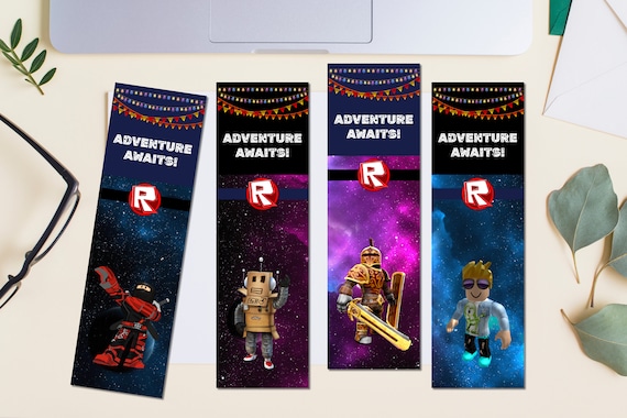 Roblox Bookmark Set Printable Roblox Boys Bookmark 4pcs - Etsy UK