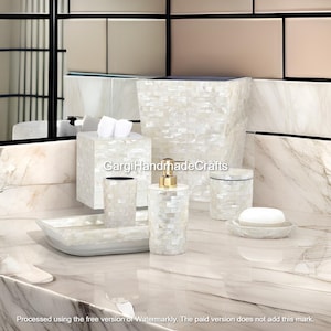 MOP Bathroom Set: 7-Piece Royal Bath Decor