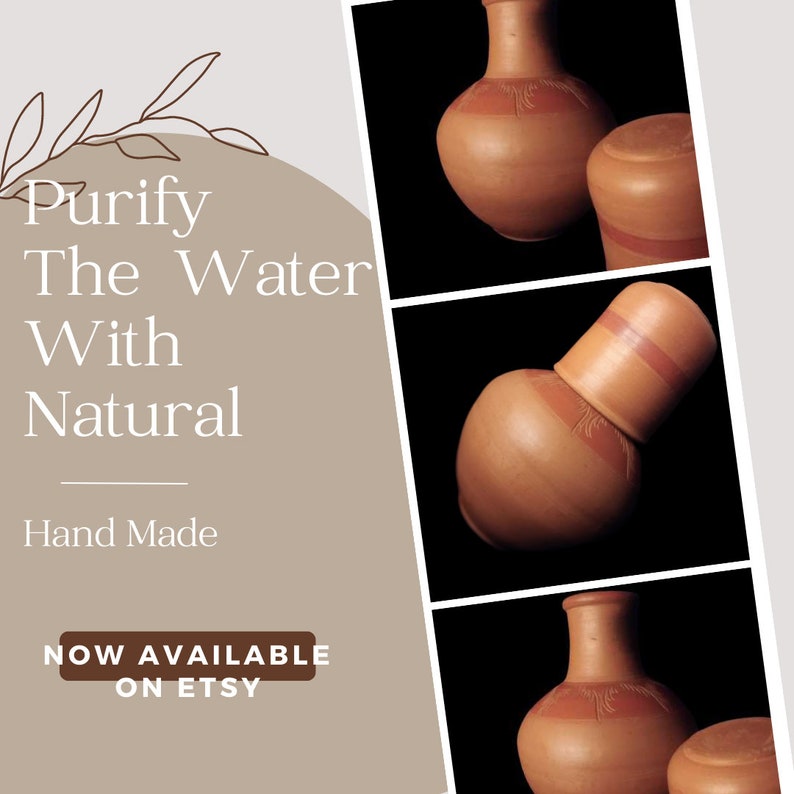 Handmade Clay Pot, Clay Pot With Lid, Clay Pot for Water, Clay Pot for