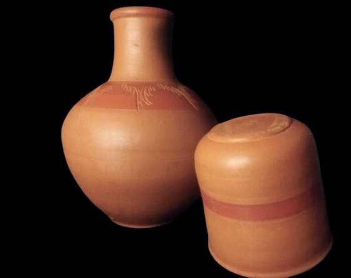 Handmade Clay Pot, Clay Pot With Lid, Clay Pot for Water, Clay Pot for