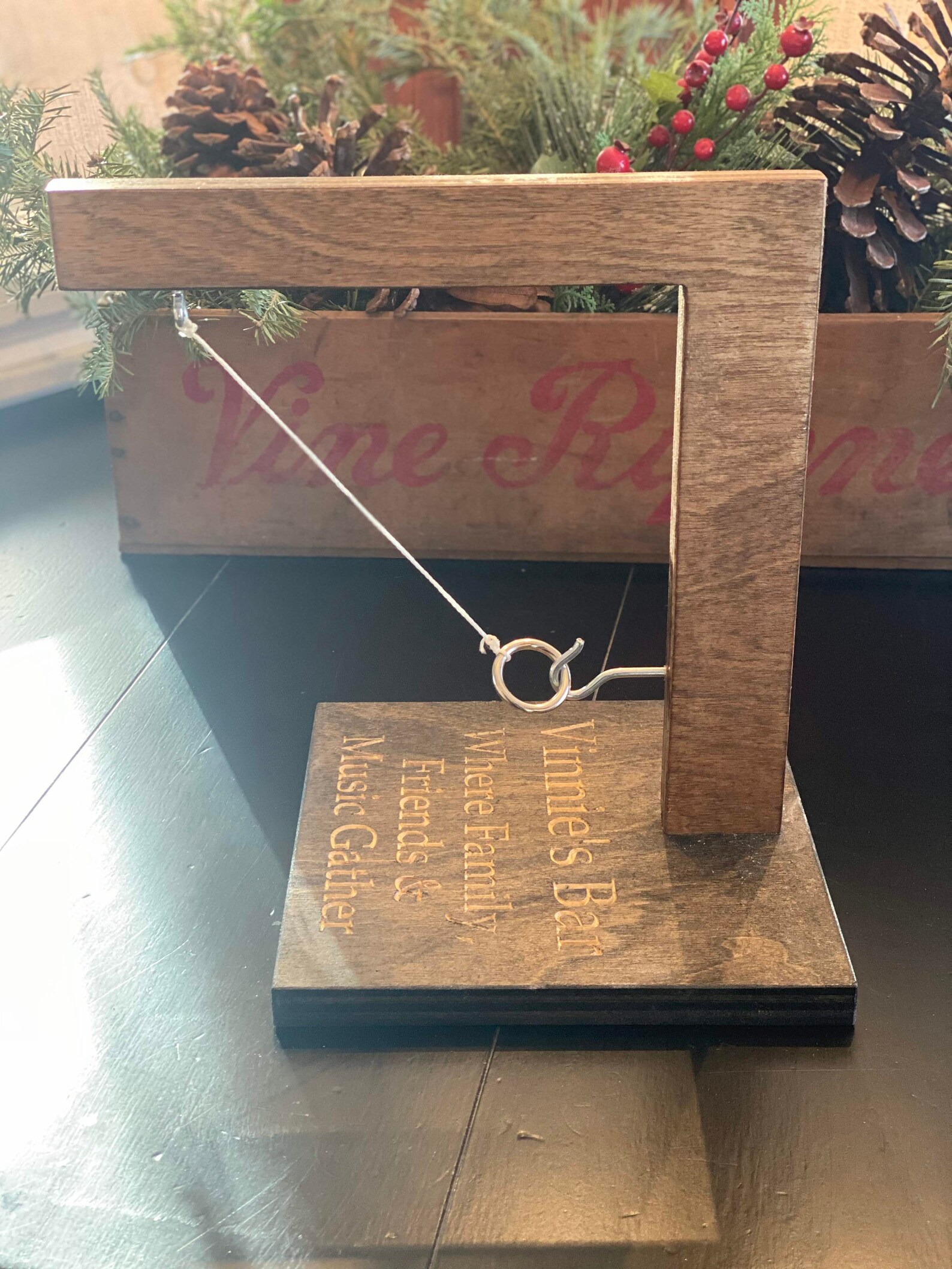 Ring Toss Table Top / Game Room Fun / Beach / Camper / Party Favorite