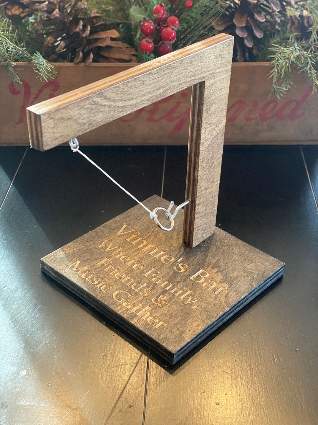 Ring Toss Table Top / Game Room Fun / Beach / Camper / Party Favorite