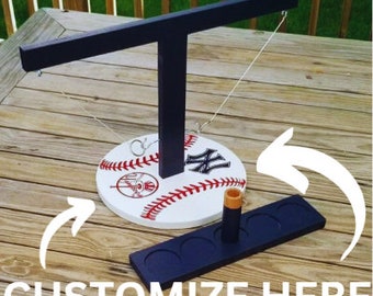 Yankees Ring Toss Game: gioco da tavolo da bar con scala di lancio