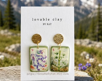 Mountain Meadow Mahjong Earrings – Rocky Mountain Collection