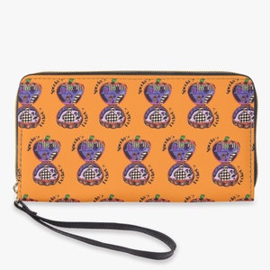 Polly Pocket Halloween Wallet – Tim Burton Inspired, Creepy Cute Pastel Goth, Soft Grunge