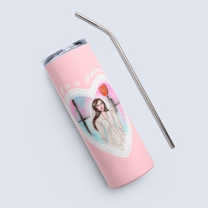 Lana Del Rey Art Tumbler Cup / Vintage Coquette Cute Gift / Lizzy Grant / dark feminine / pastel grunge / femme fatale artwork / LDR merch