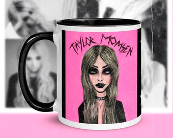 Taylor Momsen The Pretty Reckless Mug Soft Grunge Gothic / Alternative Decor / Riot Girrrl / Rebel / E-girl / Badass Heavy Metal / Rockstar