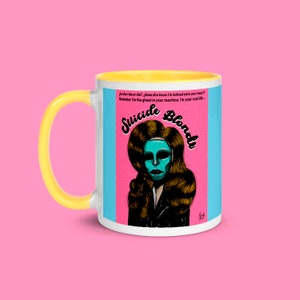 Indie horror film aesthetic Coffee Mug / Alternative Grunge / Retro Vintage Movie 90s / horror creepy / soft pastel goth / psychedelic art