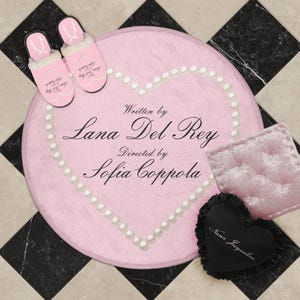 Lana Del Rey och Sofia Coppola Rund Matta – Coquette Vintage Estetisk, Flickig Rumsinredning - dollete princess core