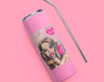 90s Grunge Hole Band Tumbler / Glam Rock Girl / Riot Punk Grrrl / Alternative Aesthetic Gift for her / Retro Vintage / Kinderwhore Core Art