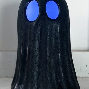Light up gothic  black Ghost Ghostie Halloween Statue