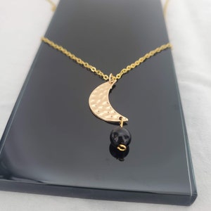 Gold Moon Necklace