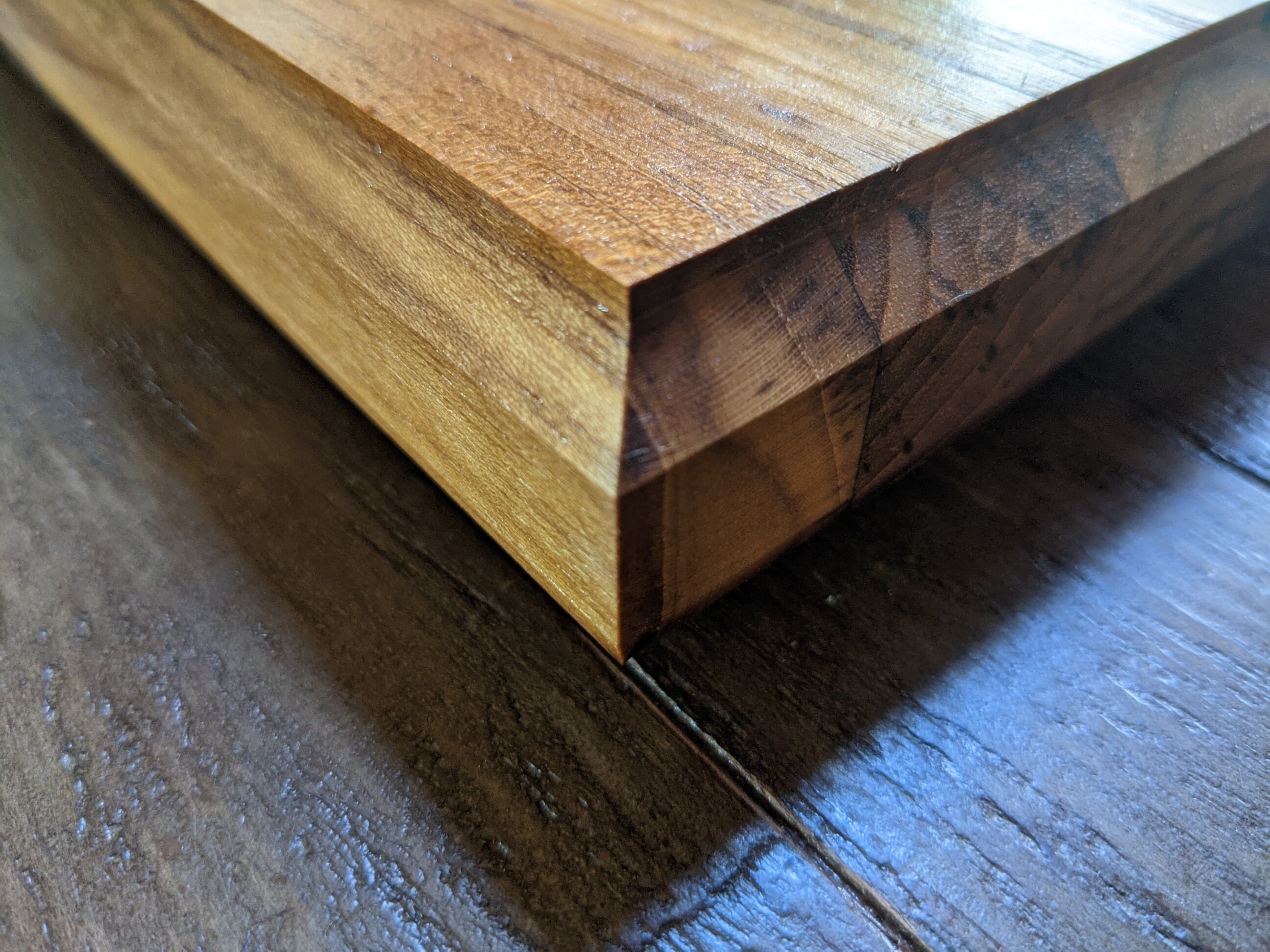 Butcher Block Cutting Board Beveled Edge 12 x Etsy