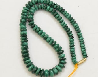 ,African Mins inches,909 Ct..,Gift for Her beads,Malachite gemstone loose semi precious stone,18 Malachite beads Necklaces AAA+Quality