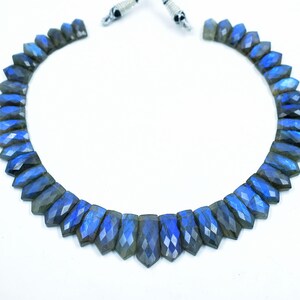 Labradorite Beaded Necklace Flashy Labradorite Necklace Choker Style Necklace Faceted Labradorite Necklace Charm Labradorite Necklace Layout