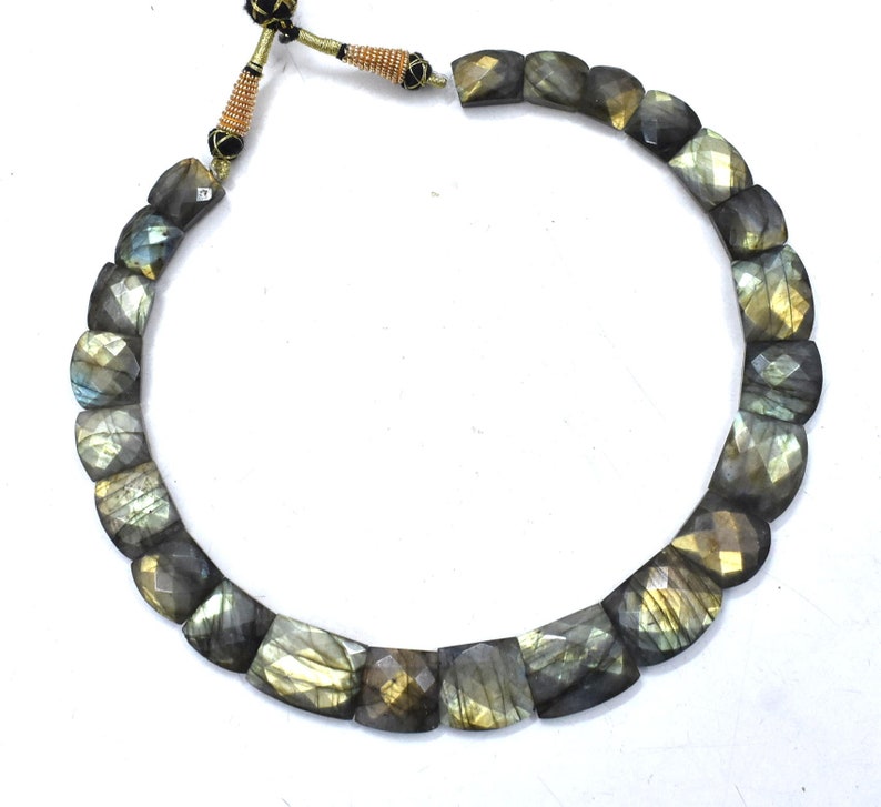 Labradorite Bib Necklace,Natural Labradorite Necklace,Labradorite handmade Necklace,Faceted Labradorite necklace,Yellow Labradorite Necklace