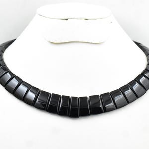 Natural Black Onyx Necklace, Handmade Gemstone Pendant, Beaded Jewelry, Gift for Him or Her