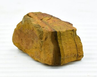 Raw Yellow Tiger Eye Gemstone, Natural Rough Stone (439.00 cts)