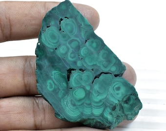 Raw Malachite Slab Gemstone, AAA Quality, Jewelry Making