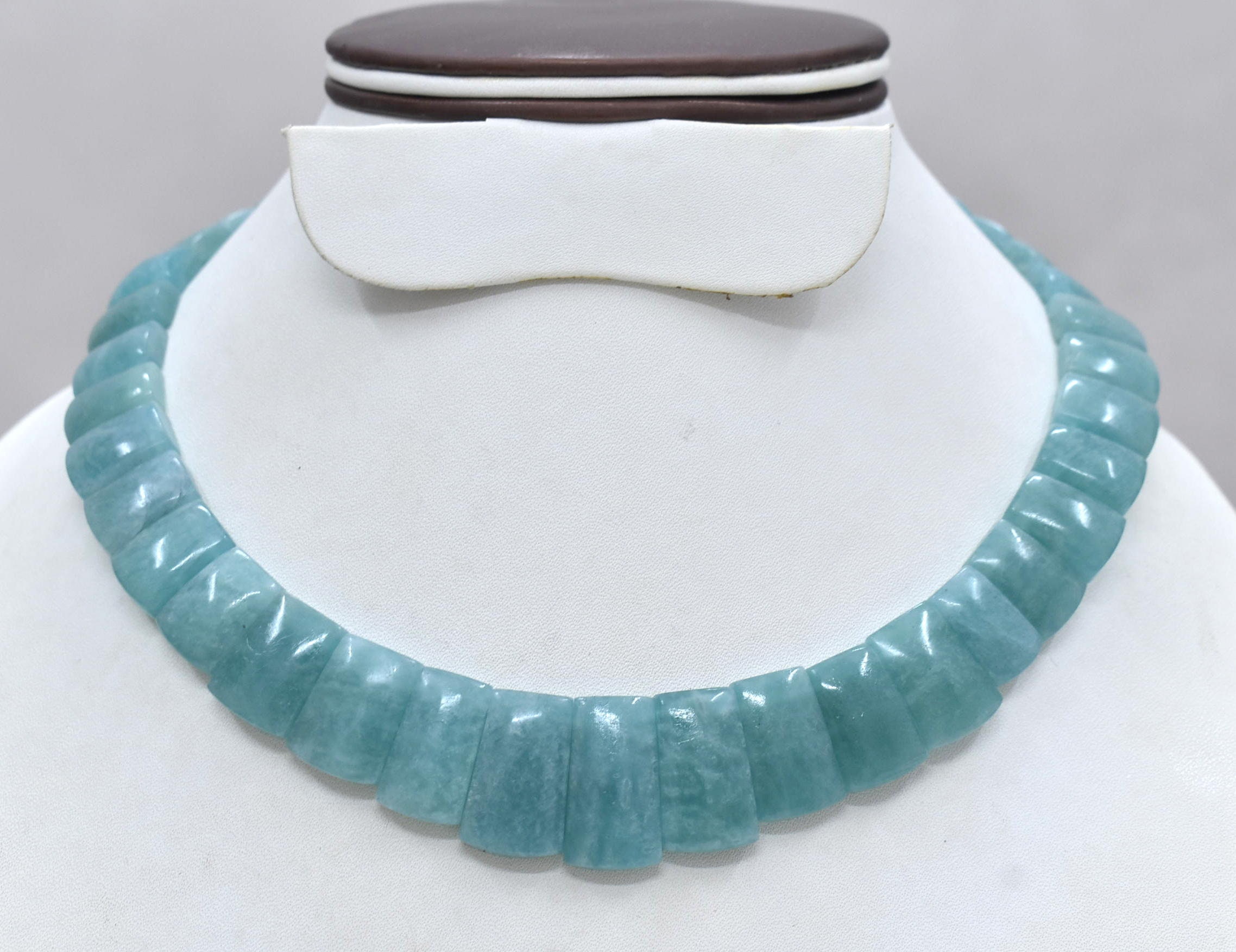Amazonite Necklace Amazonite Pendant Gift for Women Gemstone Etsy