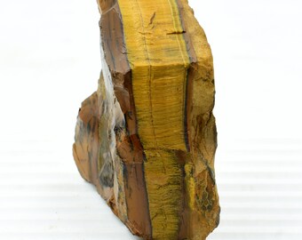 Raw Yellow Tiger Eye Gemstone for Cabochons, Jewelry Making (803.00 cts)