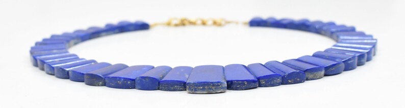 Lapis Lazuli Bead Necklace Blue Lapis lazuli Necklace Lapis Lazuli Necklace Lapis Lazuli Handmade Necklace 450 Ct 14.00 Inches