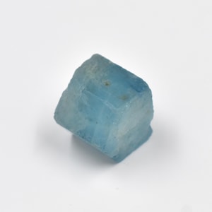 Untreated Aquamarine Raw Stone | Genuine Blue Rough Crystal for Crafts & Gifts