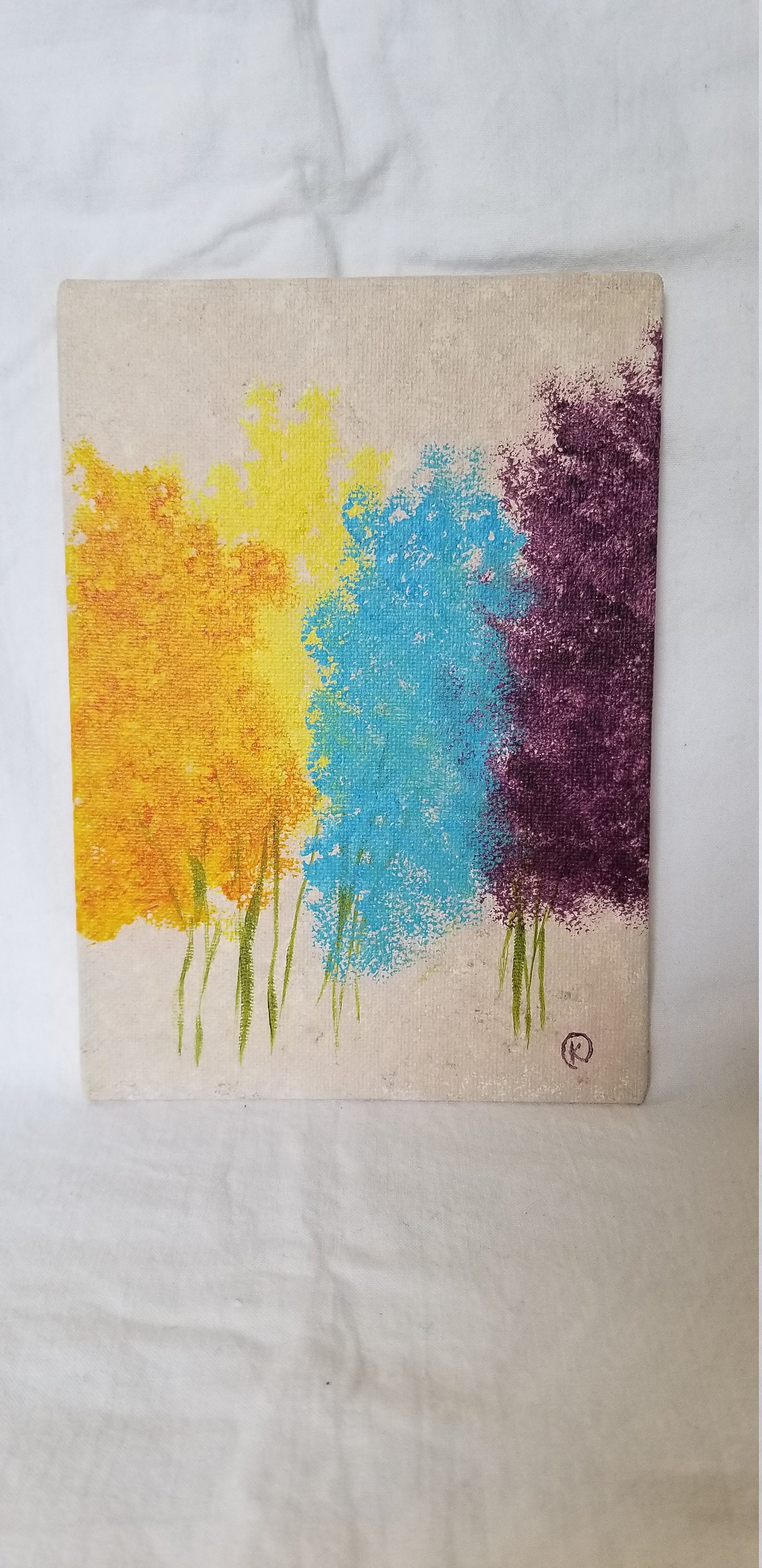 5x7 acrylic painting on canvas board Etsy