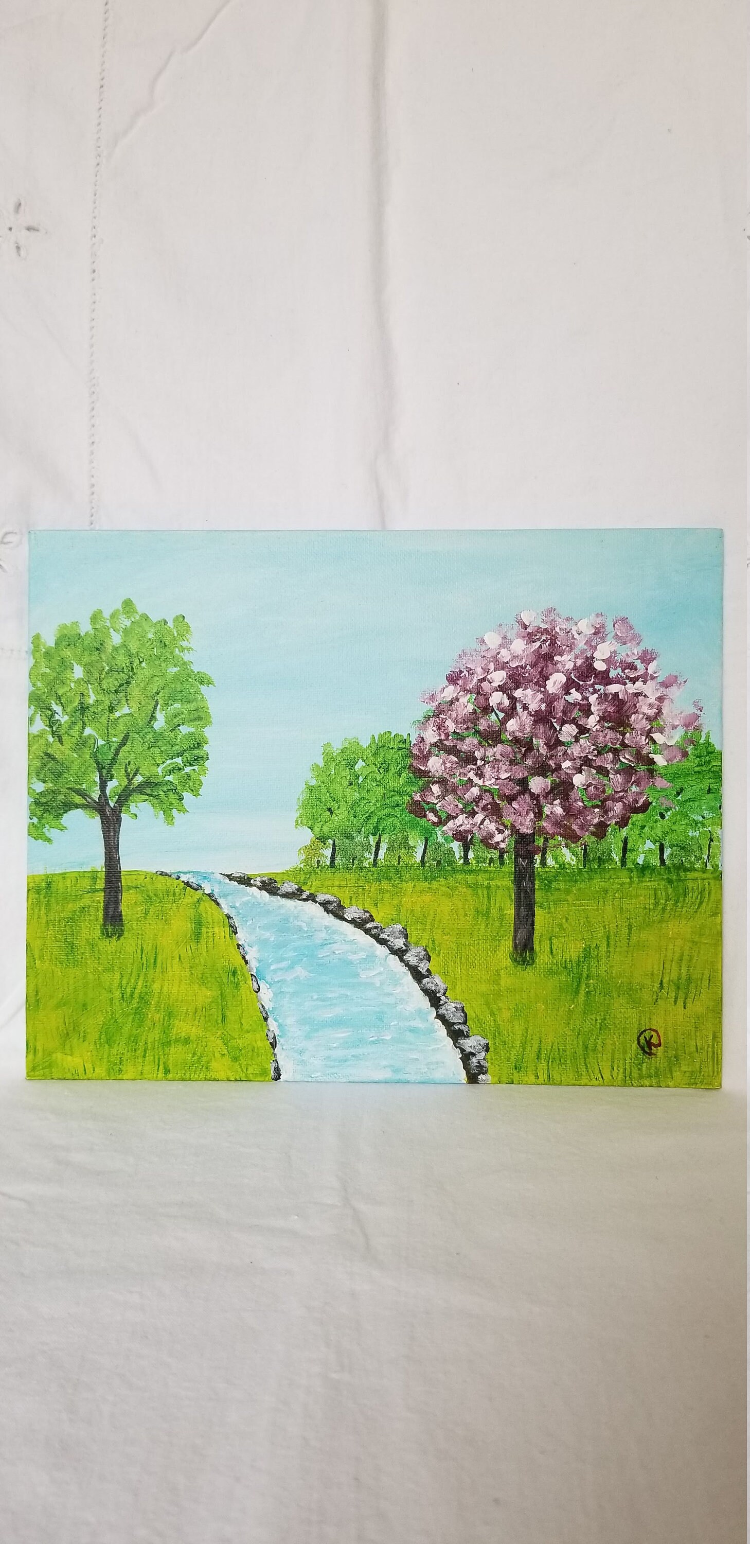 8x10 acrylic painting on canvas board Etsy