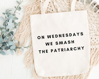 Mittwochs zerschlagen wir das Patriarchat SVG - Mittwochs tragen wir rosa Spin SVG - feministische Shirts - SVG-Dateien - digitale Downloads - Datei