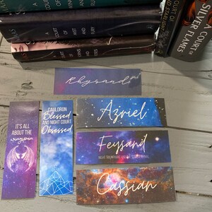 set of 12 acotar themed bookmarks printable bookmarks a etsy