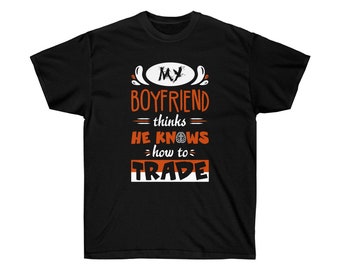 Stock Market Crypto Investor Shirt For Trader - Day Trader Present For Boyfriend - Positive Vibes Small Business Bitcoin Shirt