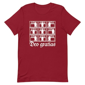 Deo gratias - Latin Mass Missal Catholic T-Shirt