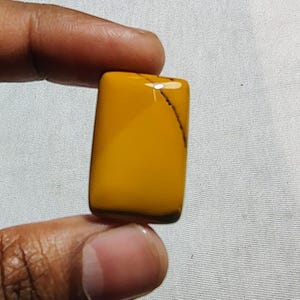 Natural Mookaite Jasper Cabochon: Smooth Gemstone (25X16X7MM)