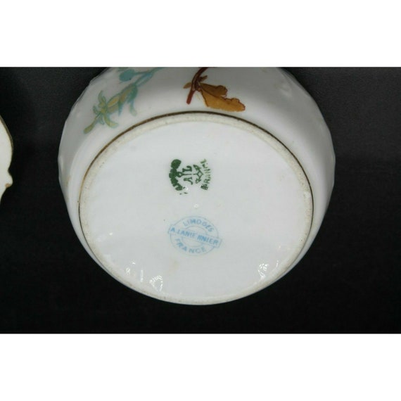 A. Lanternier Limoges Small Round Trinket Box - image 4