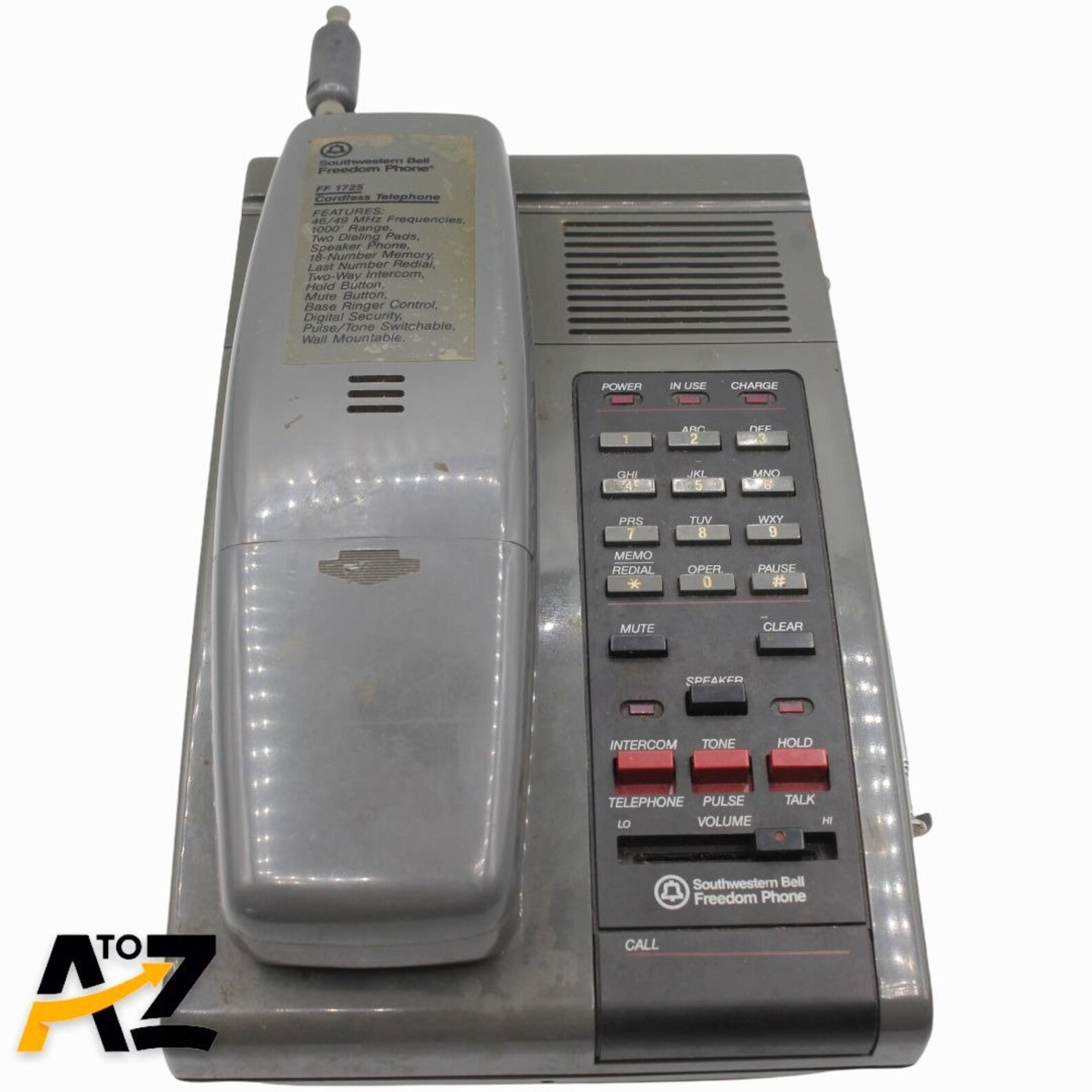 Vintage 1990 Southwestern Bell Freedom Cordless Phone FF 1725 Etsy