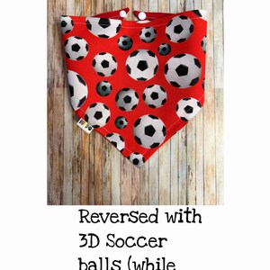 Team Canada Soccer Bandana / TFC / Canada / World Cup / Canada Soccer / Dog • Cat Bandana / Pet Bandana / Snap Bandana / Personalized / image 3