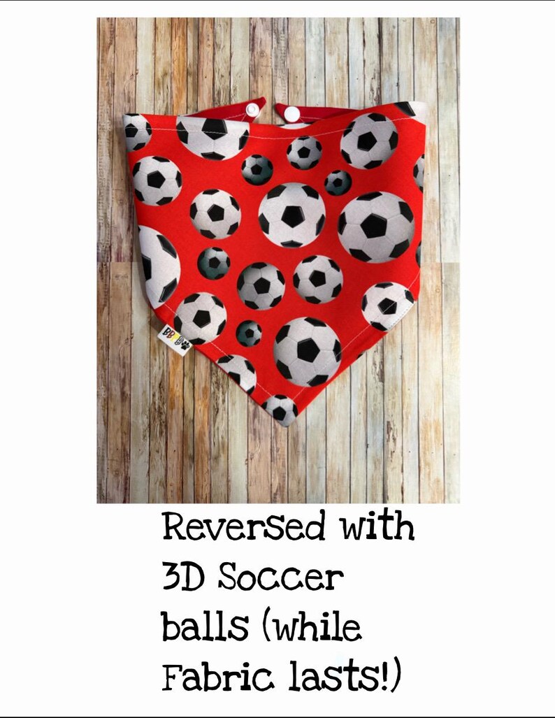 Team Canada Soccer Bandana / TFC / Canada / World Cup / Canada Soccer / Dog • Cat Bandana / Pet Bandana / Snap Bandana / Personalized / image 3